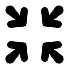 Arrows to the  center