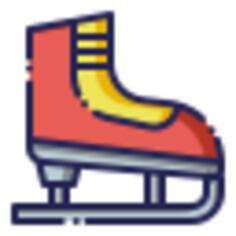 Ice skating shoes