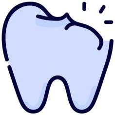 Broken tooth