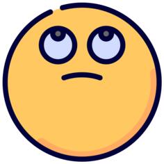 Rolling eyes