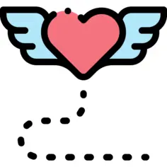 Heart wings