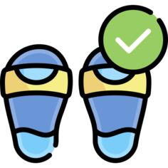Use slippers