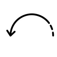 Curve arrow