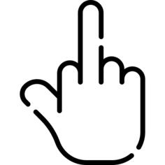 Middle finger