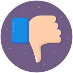 Thumbs down