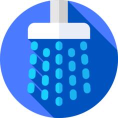 Shower before