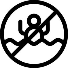 禁止游泳