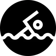 游泳的