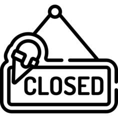 Closed sign