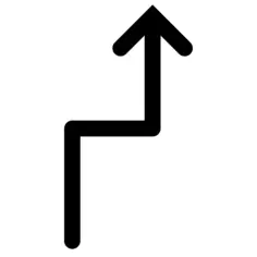 向上箭头