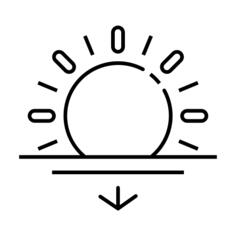 日落