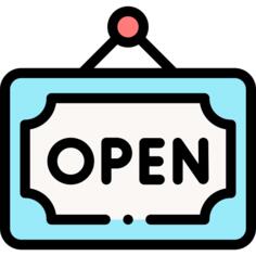 Open sign