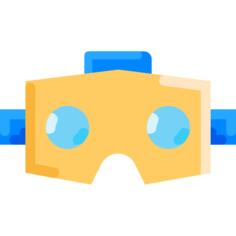 Virtual reality glasses
