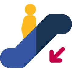 Escalator down
