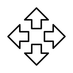 Expand arrows