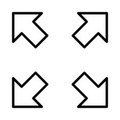 Expand arrows