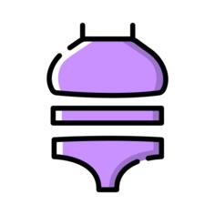 One piece bikini