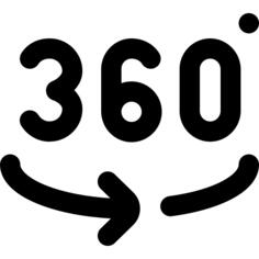 360 degrees