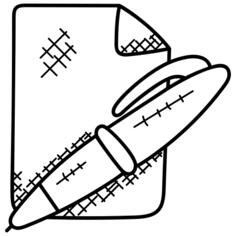 Pen and paper