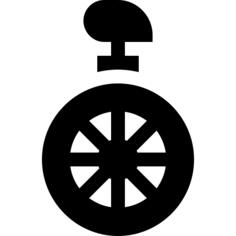 One wheel