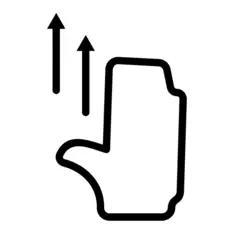 Swipe up