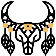 Bull skull