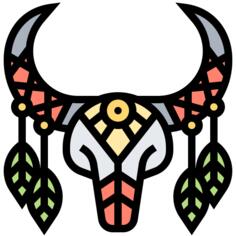Bull skull