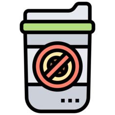 没有咖啡杯