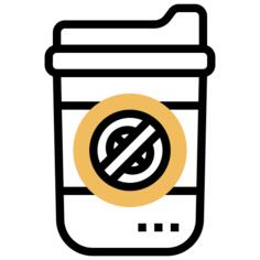 没有咖啡杯