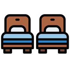 Twin beds