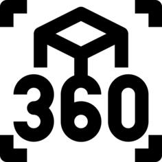 360 degrees
