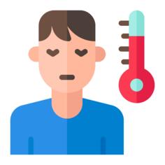 生病的男孩
