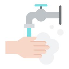 Washing hand