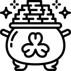 Gold pot