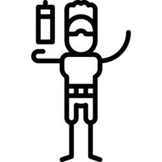 American football player