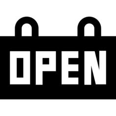 Open sign