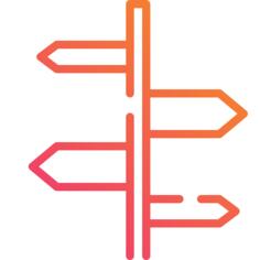 Directional sign