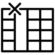 Delete column