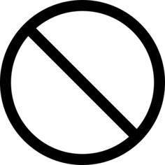 Not allowed