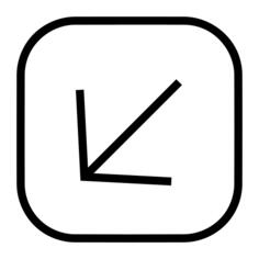 Diagonal arrows