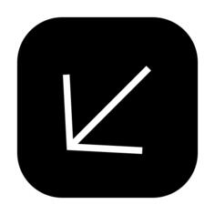 Diagonal arrow