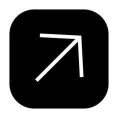Diagonal arrow