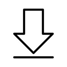 Downward arrow