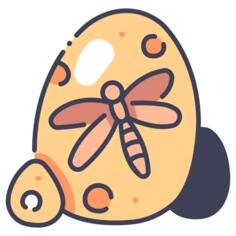 琥珀干的昆虫