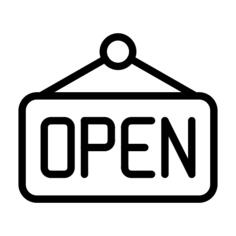 Open sign