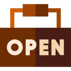 Open sign