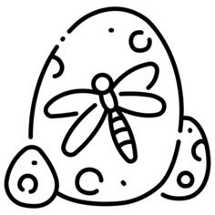 琥珀干的昆虫