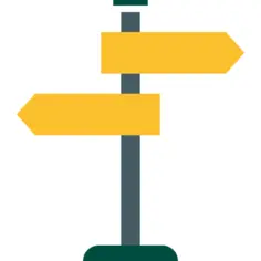 街道路标