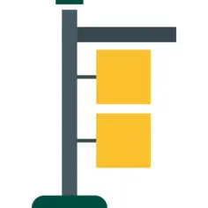 街道路标