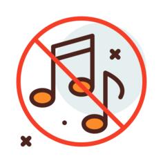 No music